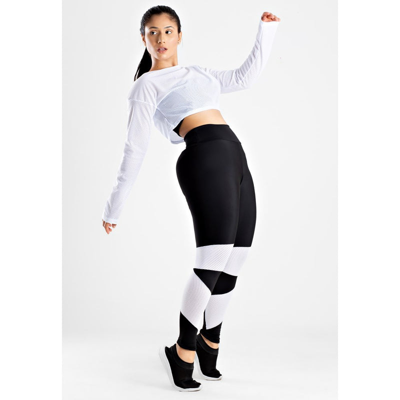 Conjunto Fitness Calça Legging + Cropped Dubai