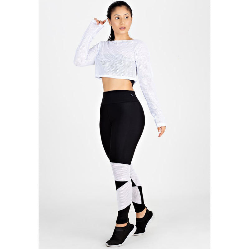 Conjunto Fitness Calça Legging + Cropped Dubai