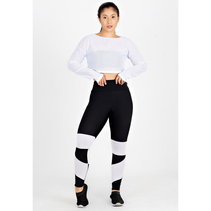 Conjunto Fitness Calça Legging + Cropped Dubai