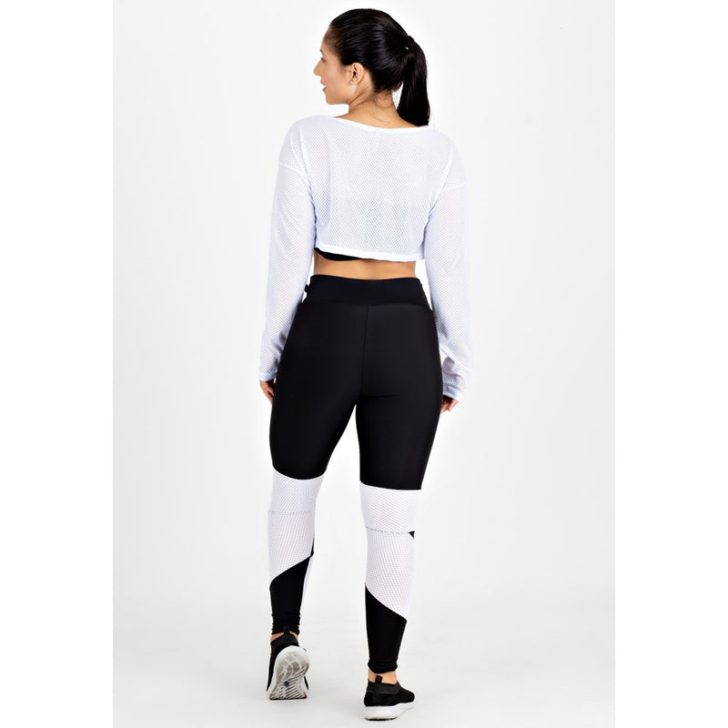 Conjunto Fitness Calça Legging + Cropped Dubai