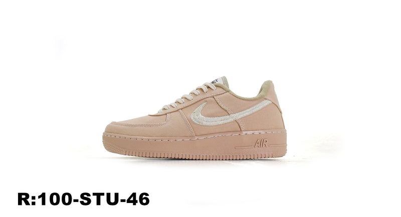 Tênis Nike Air Force 1 x Stussy FOSSIL