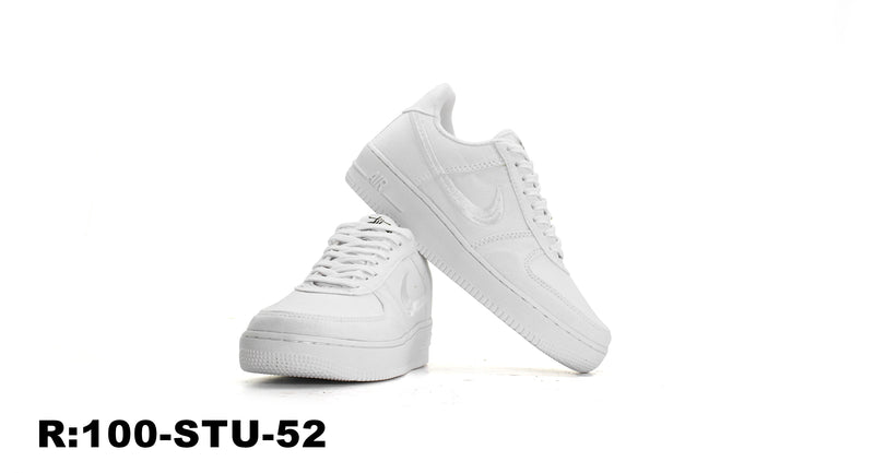 Tênis Nike Air Force 1 x Stussy FOSSIL